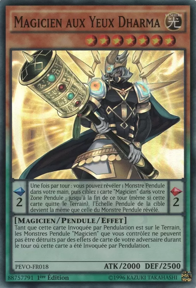 Evolution Des Pendules PEVO - Magicien aux Yeux Dharma