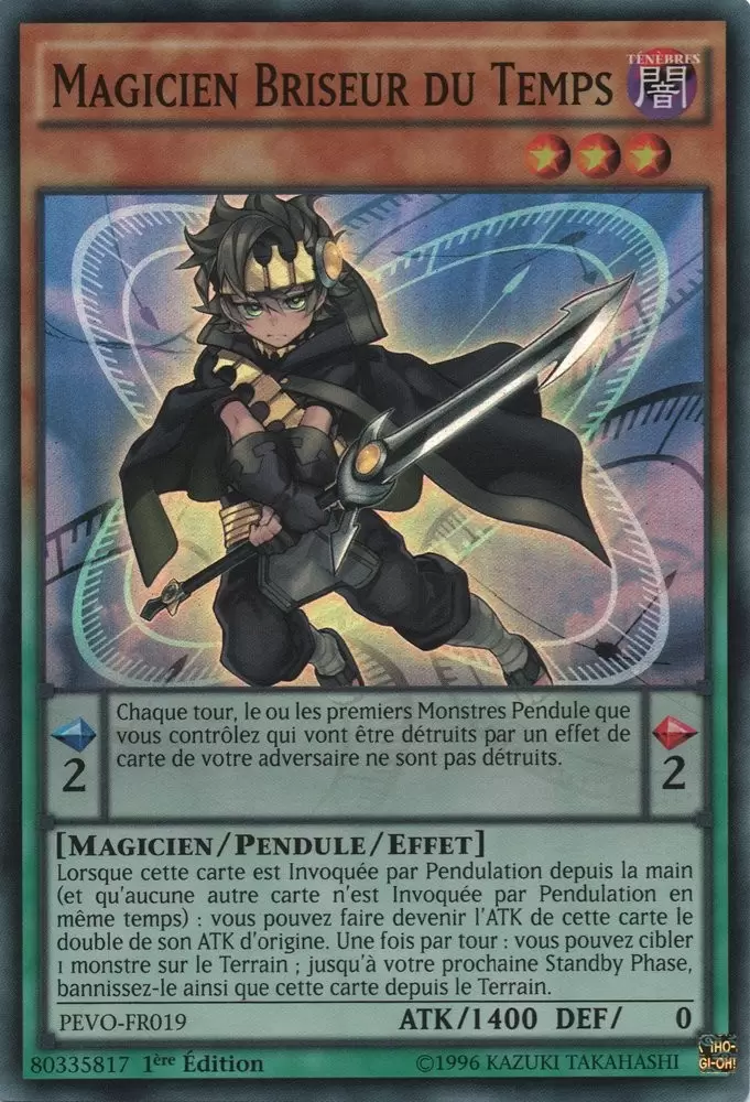 Evolution Des Pendules PEVO - Magicien Briseur du Temps