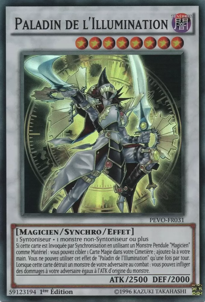 Evolution Des Pendules PEVO - Paladin de l\'Illumination