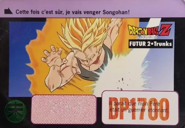 Carddass France Part 16 - Carte Futur 2