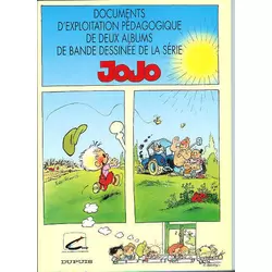 Documents d'exploitation pédagogique de deux albums de bande dessinée de la série Jojo