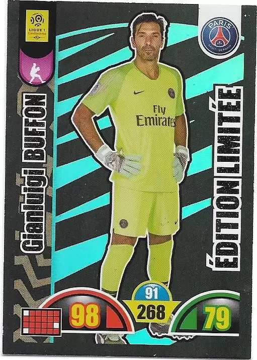 Adrenalyn XL : 2018-2019 (France) - Gianluigi Buffon - Paris Saint-Germain