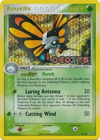 Deoxys - Beautifly Holo Logo