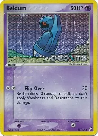 Deoxys - Beldum Holo Logo