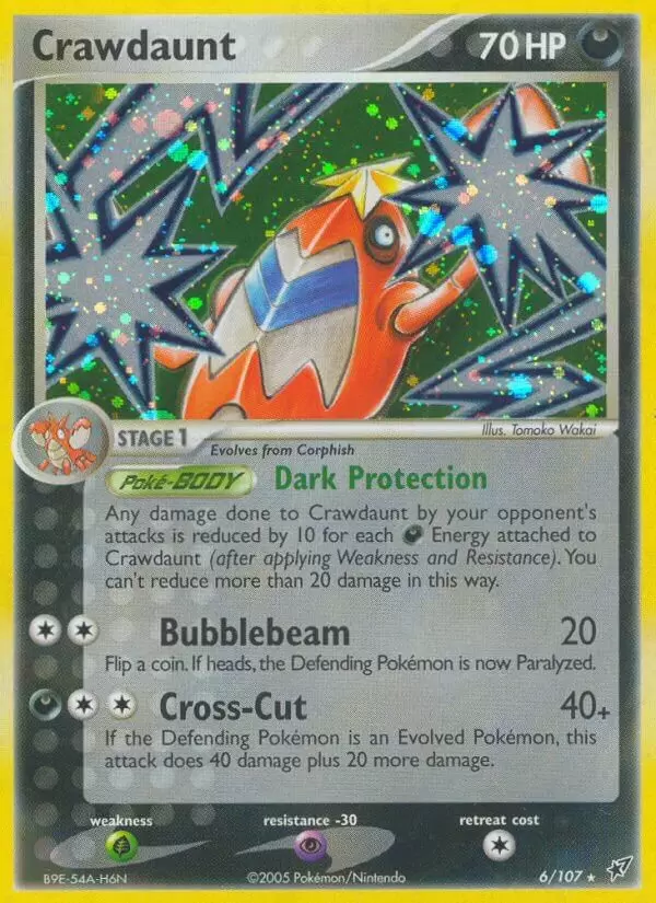 Deoxys - Crawdaunt Holo