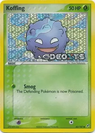 Deoxys - Koffing Holo Logo