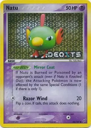 Deoxys - Natu Holo Logo