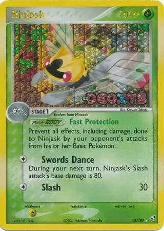 Deoxys - Ninjask Holo Logo