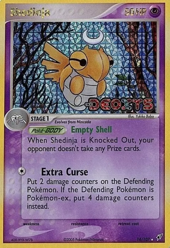 Deoxys - Shedinja Holo Logo
