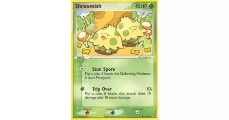 Shroomish 72/107 CommonEx DeoxysPokemon Card 