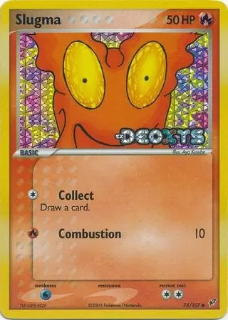 Deoxys - Slugma Holo Logo