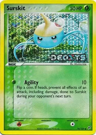 Deoxys - Surskit Holo Logo