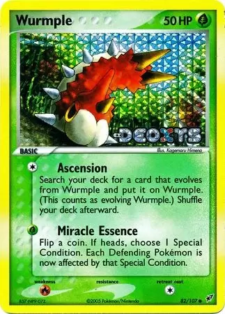 Deoxys - Wurmple Holo Logo