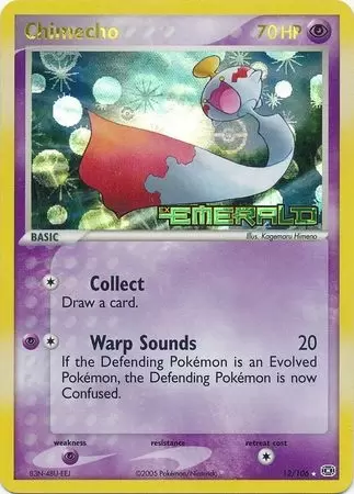 EX Emerald - Chimecho Holo Logo
