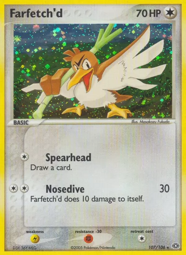 Farfetch'd - EX Emerald Pokémon card 107/106