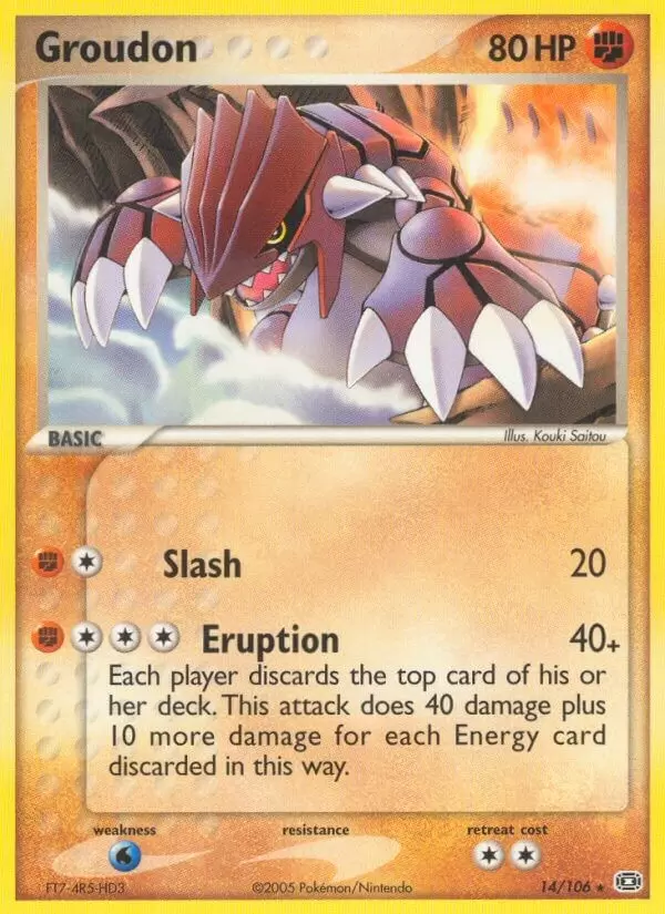 EX Emerald - Groudon