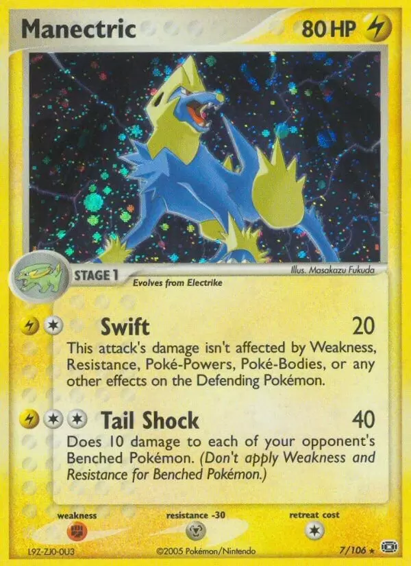 EX Emerald - Manectric Holo