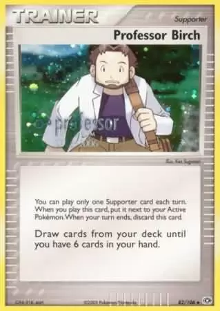 EX Emerald - Professor Birch Holo Professor Program