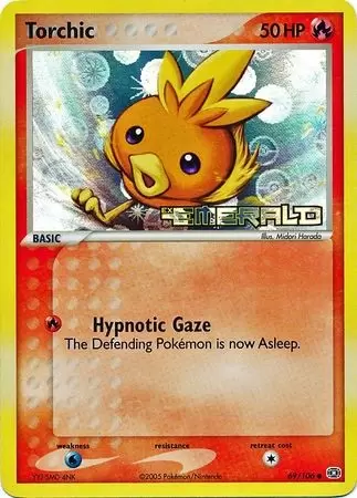 EX Emerald - Torchic Holo Logo