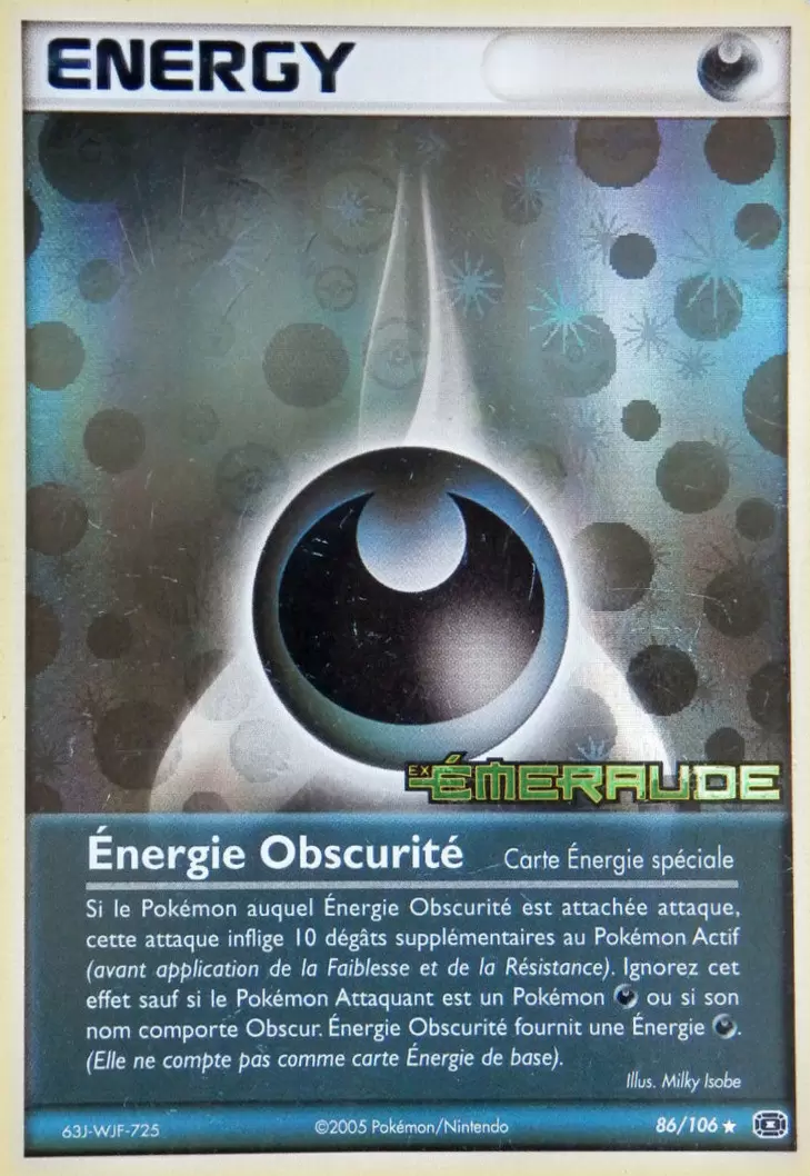 EX Emeraude - Énergie Obscurité holographique Logo