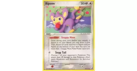 AIPOM  34/115  EX Unseen Forces Pokemon Card  NM 