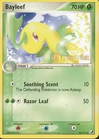 EX Unseen Forces - Bayleef Prerelease