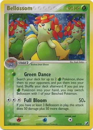 EX Unseen Forces - Bellossom Holo Logo
