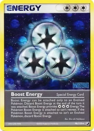 EX Unseen Forces - Boost Energy Holo Logo