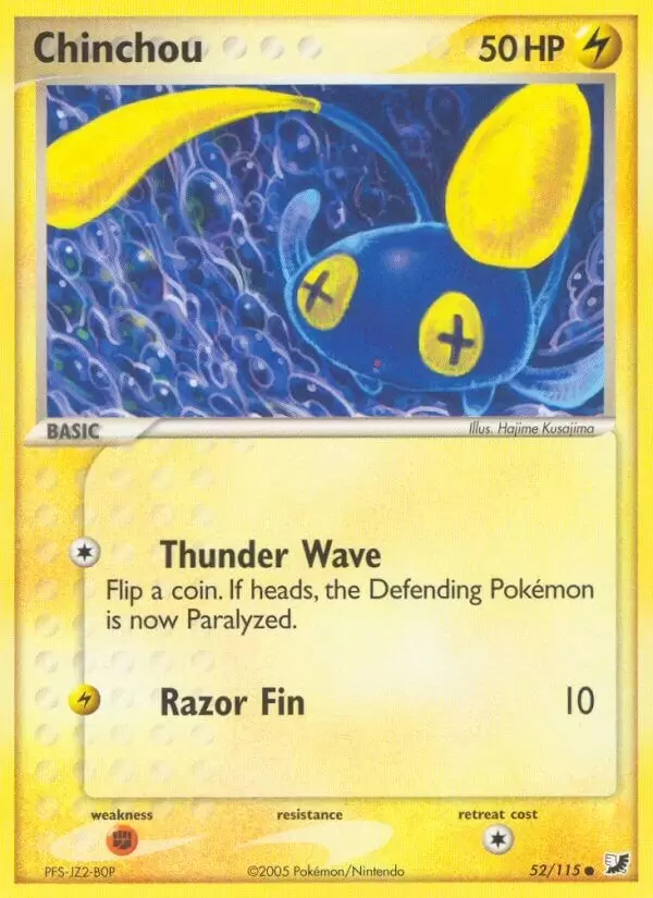 EX Unseen Forces - Chinchou
