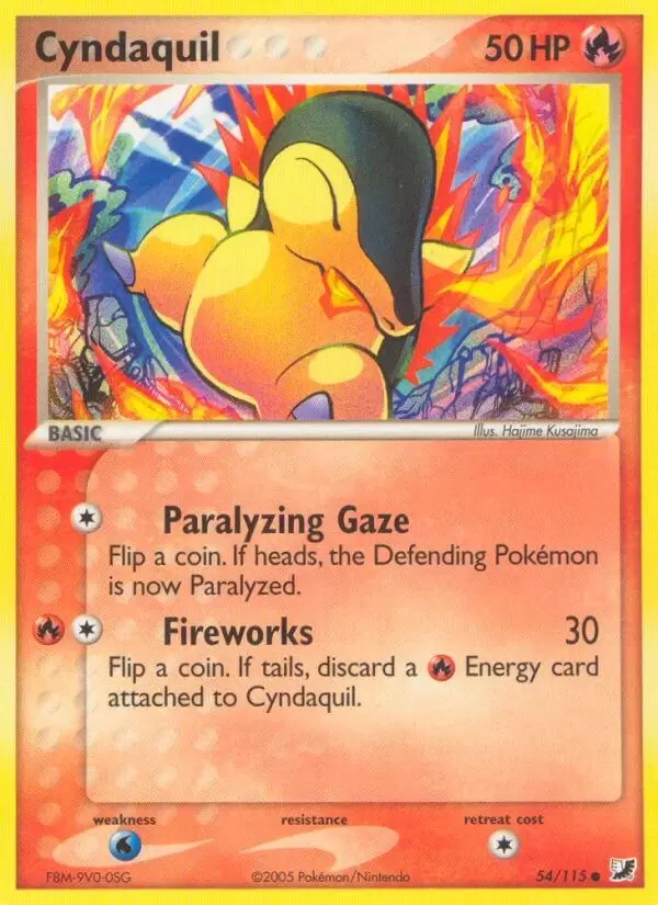 EX Unseen Forces - Cyndaquil