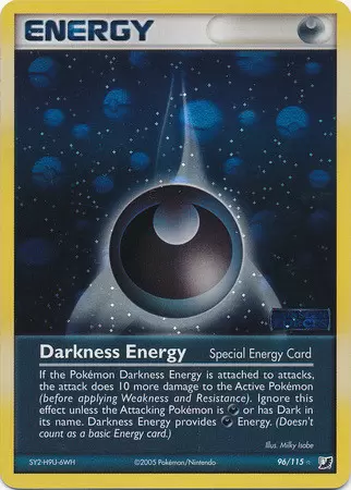 EX Unseen Forces - Darkness Energy Holo Logo