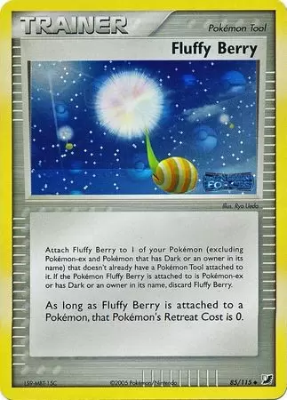 EX Unseen Forces - Fluffy Berry Holo Logo