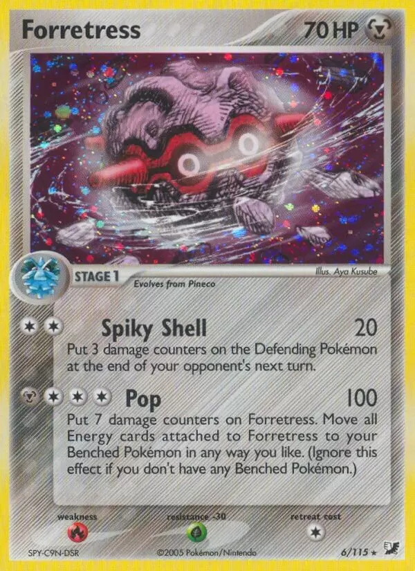 EX Unseen Forces - Forretress Holo