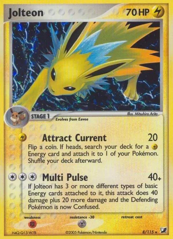 EX Unseen Forces - Jolteon Holo