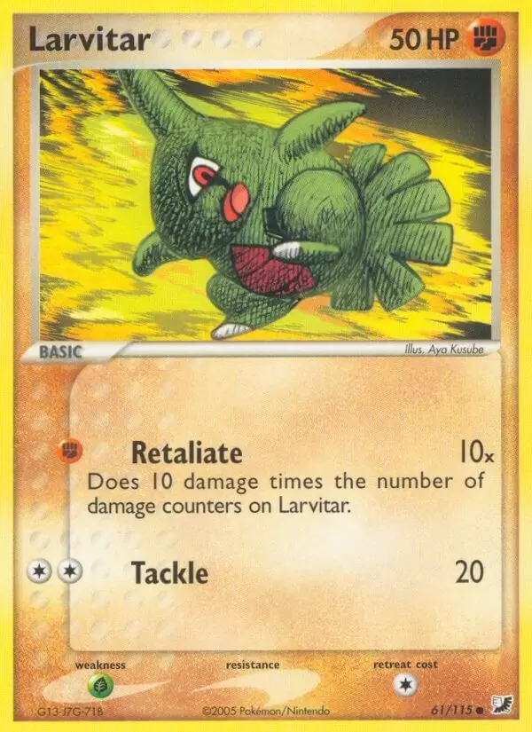 EX Unseen Forces - Larvitar