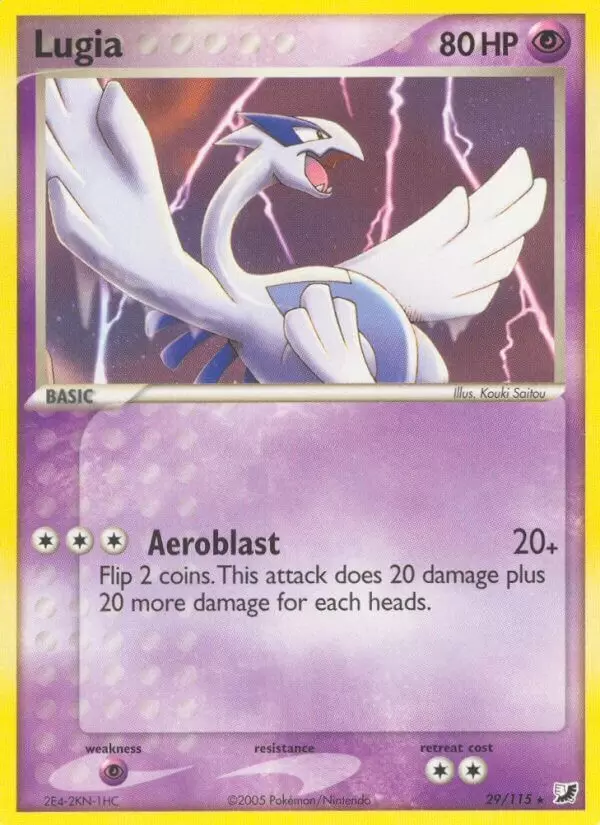 EX Unseen Forces - Lugia