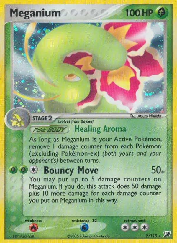 EX Unseen Forces - Meganium Holo