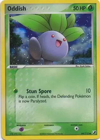 EX Unseen Forces - Oddish Holo Logo