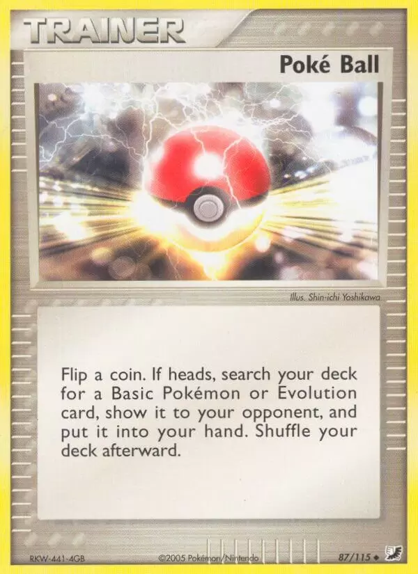 EX Unseen Forces - Poké Ball