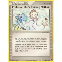 Professor Elm's Training Method