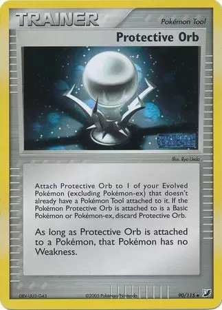 EX Unseen Forces - Protectrive Orb Holo Logo