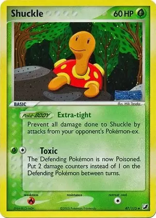 EX Unseen Forces - Shuckle Holo Logo