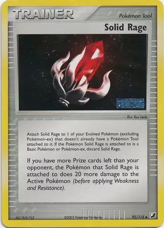 EX Unseen Forces - Solid Rage Holo Logo