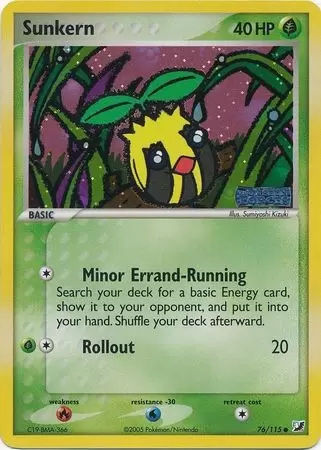 EX Unseen Forces - Sunkern Holo Logo