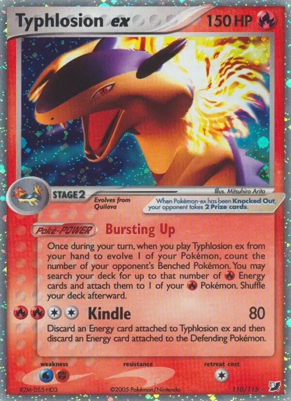 EX Unseen Forces - Typhlosion ex