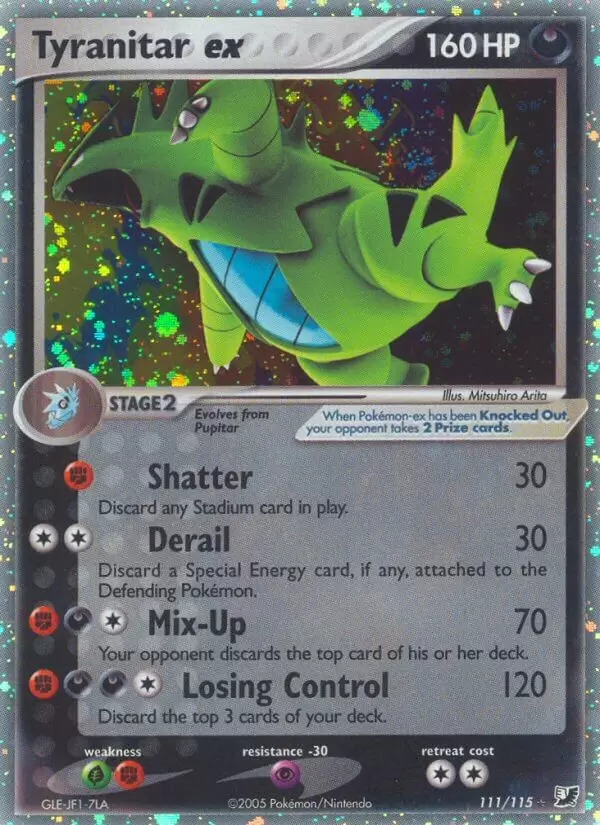 EX Unseen Forces - Tyranitar ex