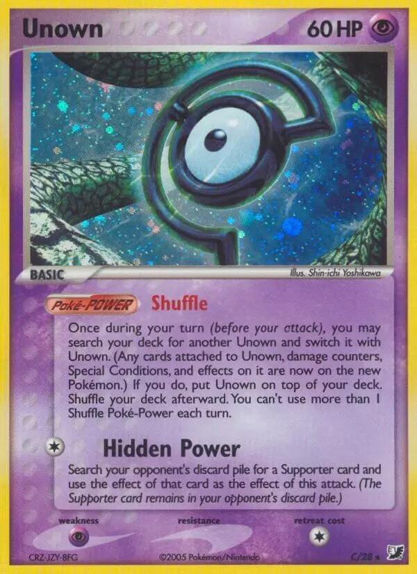 EX Unseen Forces - Unown