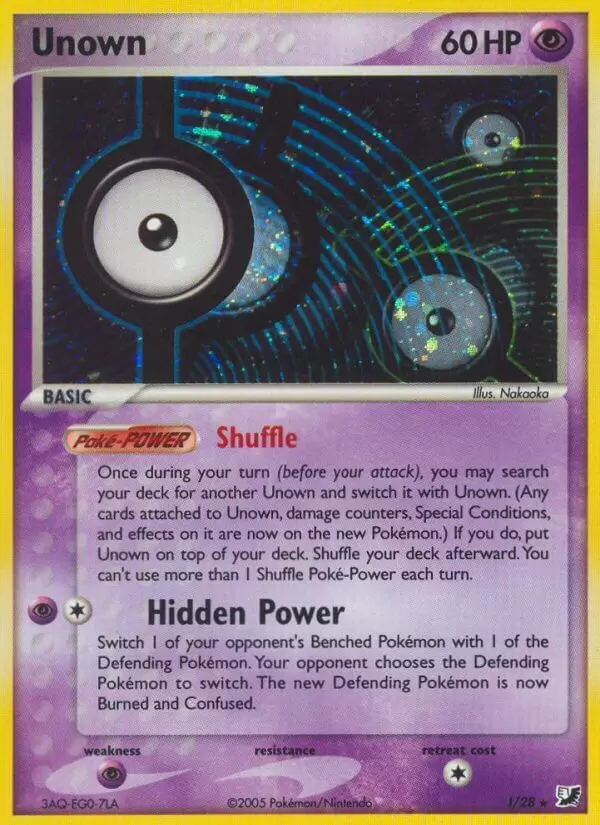 EX Unseen Forces - Unown