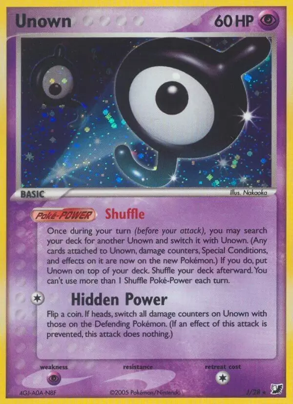 EX Unseen Forces - Unown