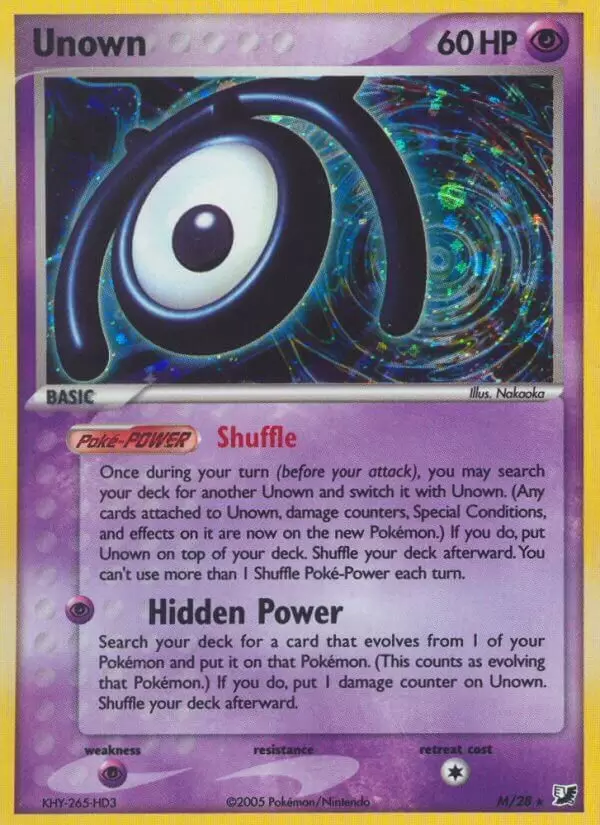 EX Unseen Forces - Unown